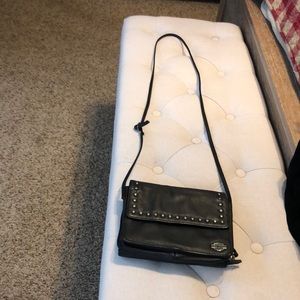 Harley Davidson purse black leather